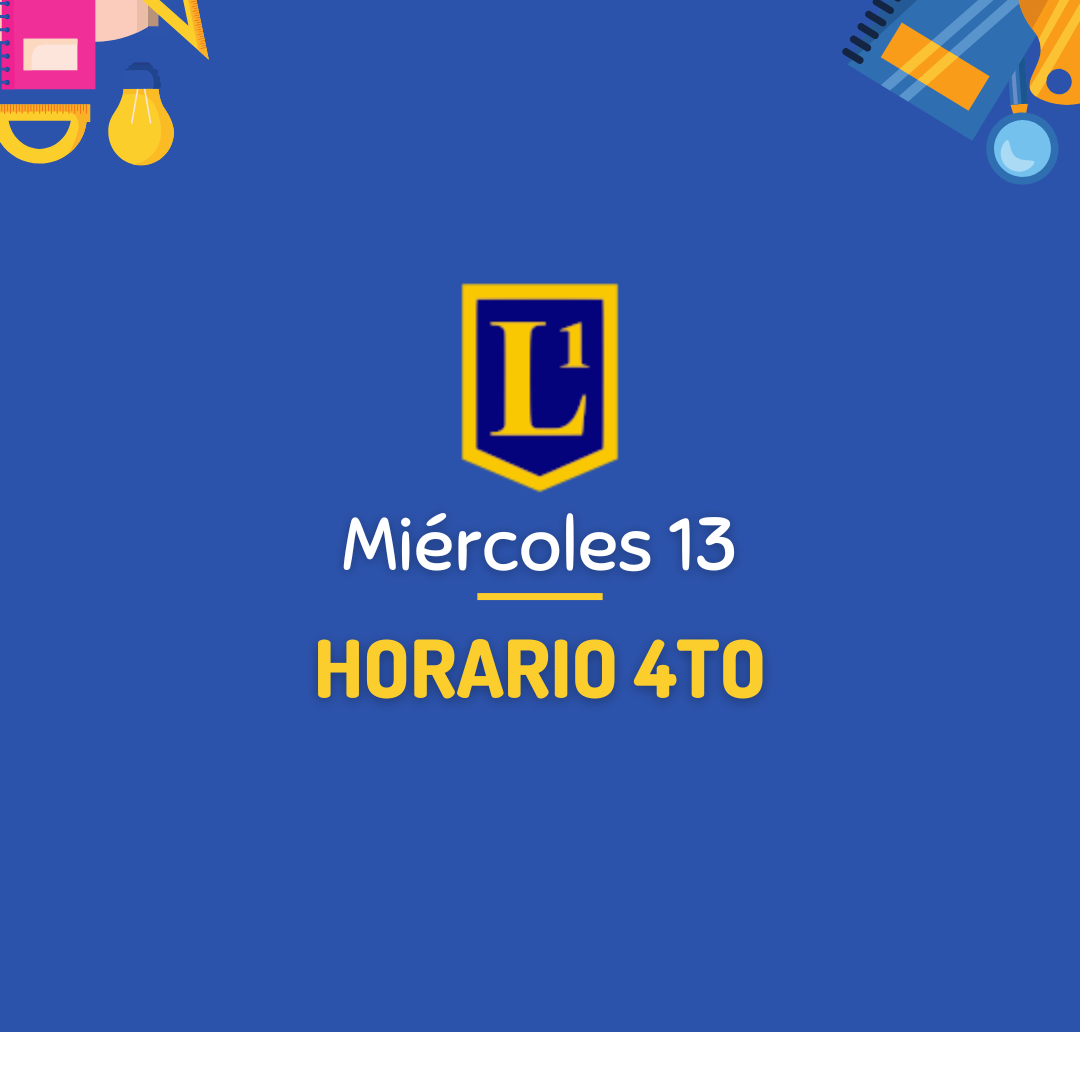 Horario 4tos medios (13-11-24)