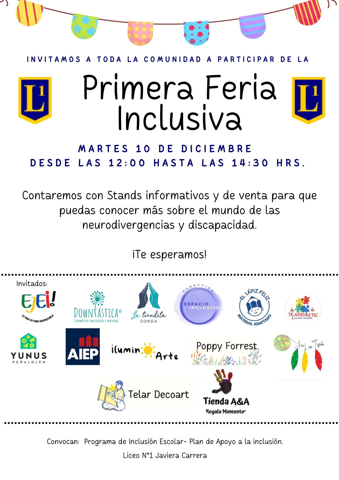 Primera Feria Inclusiva