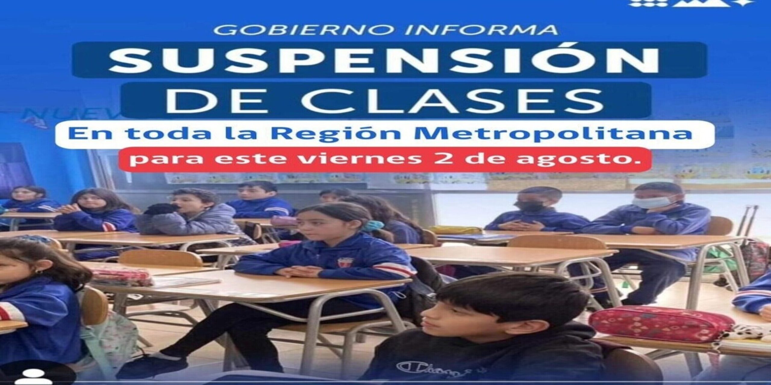 Clases suspendidas